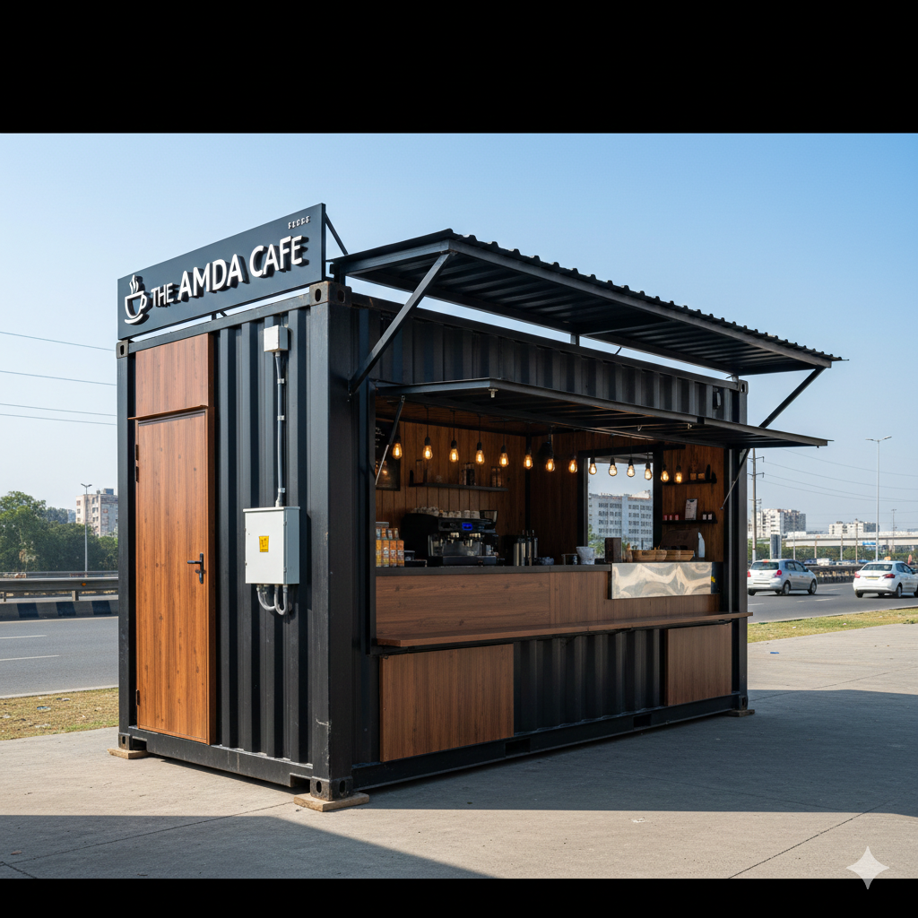 20ft Ready-to-Use Cafe Container